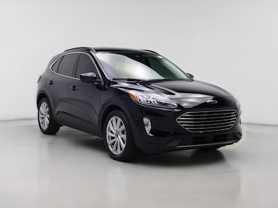 Blue 2021 Ford Escape Hybrid Titanium