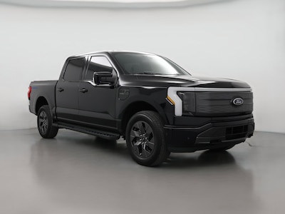 Black 2022 Ford F150 Lightning Lariat