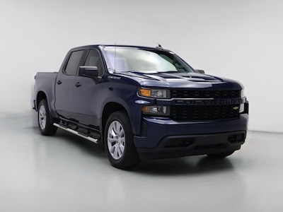 Blue 2021 Chevrolet Silverado 1500 Custom