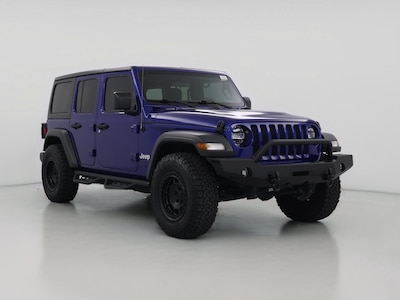 Blue 2020 Jeep Wrangler Unlimited Sport S