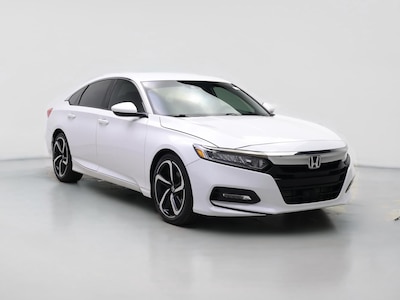 White 2019 Honda Accord Sport