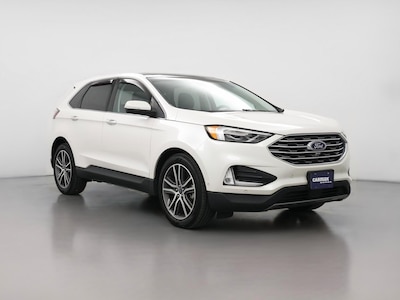 White 2019 Ford Edge Titanium