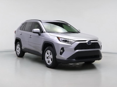 Silver 2020 Toyota RAV4 Hybrid XLE