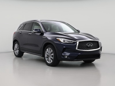 Blue 2021 Infiniti QX50 Luxe