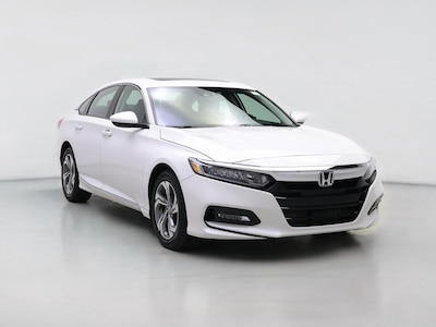 White 2018 Honda Accord EX