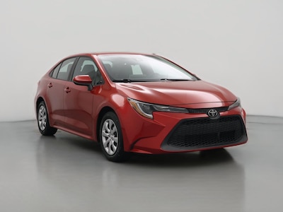 Red 2021 Toyota Corolla LE