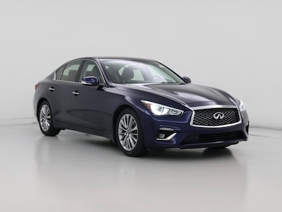 Blue 2022 Infiniti Q50 Luxe