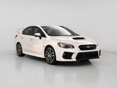 White 2020 Subaru WRX STI