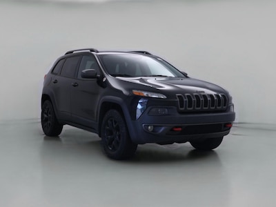 Black 2015 Jeep Cherokee Trailhawk