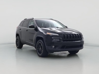 Black 2015 Jeep Cherokee Latitude