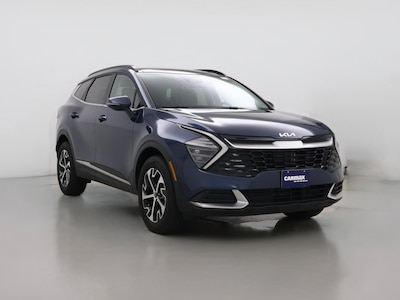 Blue 2024 Kia Sportage Hybrid EX