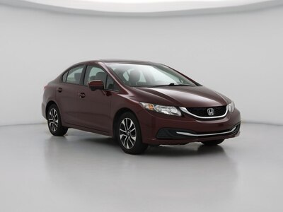 Red 2014 Honda Civic EX