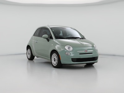 Green 2014 Fiat 500 Pop