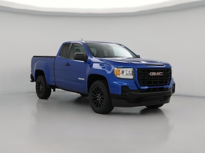 Blue 2021 GMC Canyon Elevation Standard