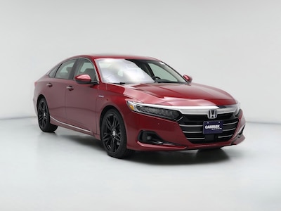Red 2021 Honda Accord Hybrid Touring