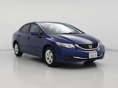 Blue 2014 Honda Civic LX