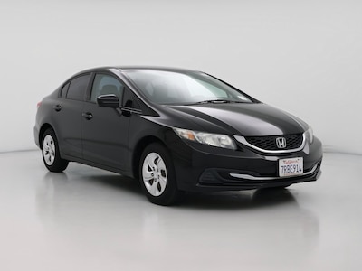 Black 2015 Honda Civic LX