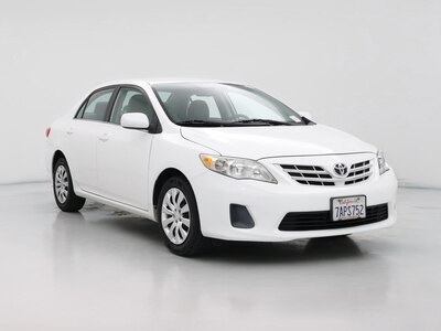 White 2013 Toyota Corolla LE