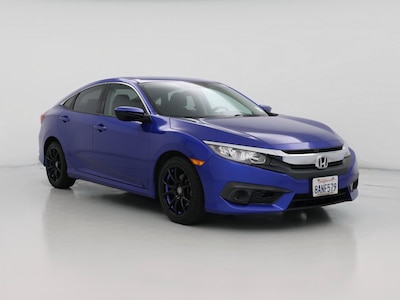 Blue 2017 Honda Civic LX