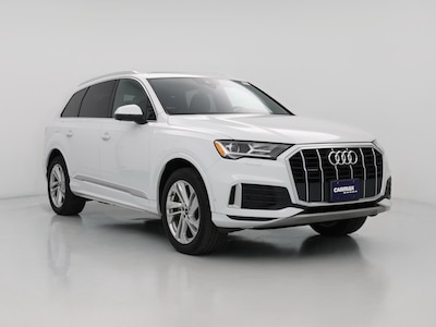 White 2021 Audi Q7 Premium