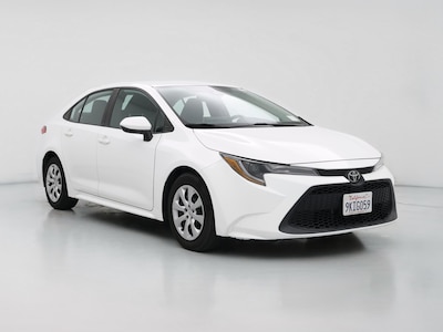 White 2021 Toyota Corolla LE