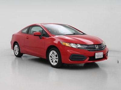 Red 2015 Honda Civic LX