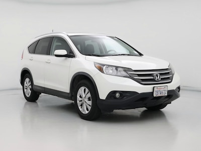 White 2013 Honda CR-V EX-L