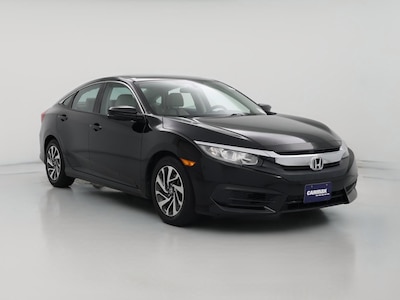 Black 2016 Honda Civic EX