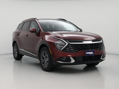 Red 2025 Kia Sportage Hybrid SX Prestige