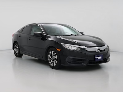 Black 2017 Honda Civic EX