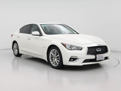 White 2019 Infiniti Q50 Luxe