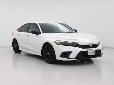 White 2022 Honda Civic Sport