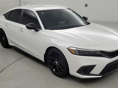 White 2022 Honda Civic Sport
