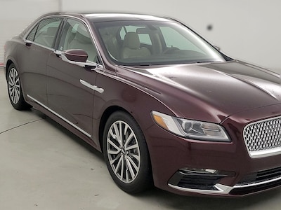 Red 2018 Lincoln Continental Select