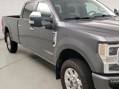 Gray 2020 Ford F350 Platinum