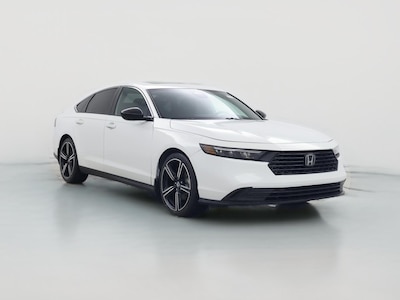 White 2023 Honda Accord Hybrid Sport