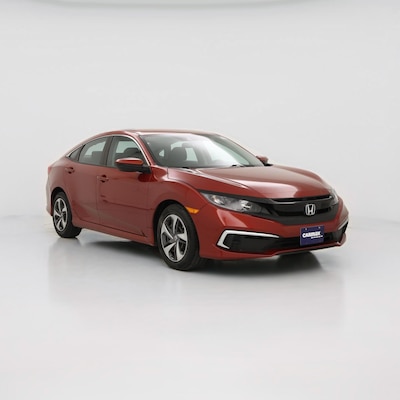 Red 2020 Honda Civic LX