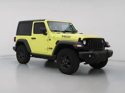 Yellow 2023 Jeep Wrangler Willys Sport