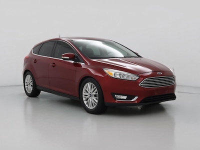 Red 2017 Ford Focus Titanium