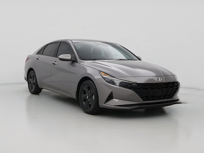 Gray 2022 Hyundai Elantra Hybrid Blue