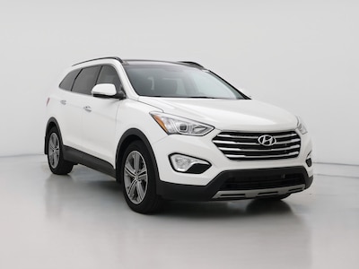 White 2015 Hyundai Santa Fe Limited