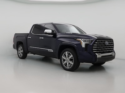 Blue 2024 Toyota Tundra Hybrid Capstone