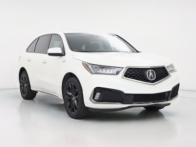 White 2019 Acura MDX SH-AWD A-Spec