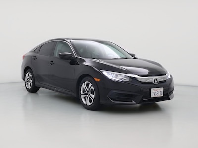 Black 2016 Honda Civic LX