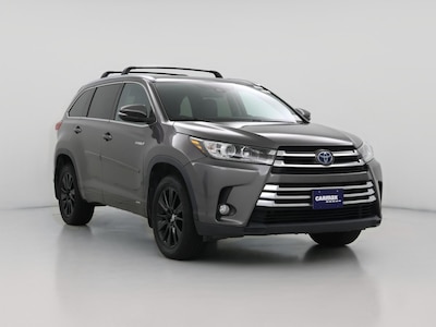 Gray 2017 Toyota Highlander Hybrid Limited Platinum