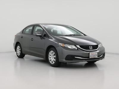 Gray 2013 Honda Civic LX
