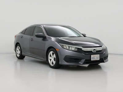Gray 2017 Honda Civic LX
