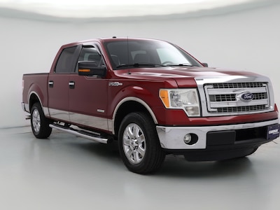 Red 2013 Ford F150 XLT