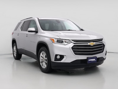 Silver 2021 Chevrolet Traverse LT Cloth