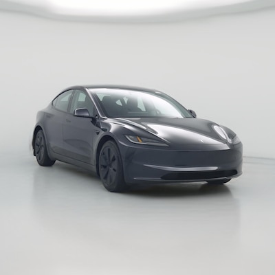 Black 2025 Tesla Model 3 Long Range